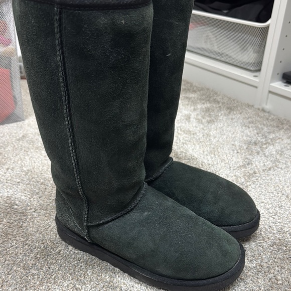 Black Suede Ugg Boots - Picture 1 of 5